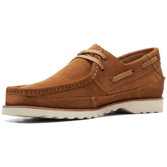 Clarks Durleigh Sail Cognac Suede main image 6